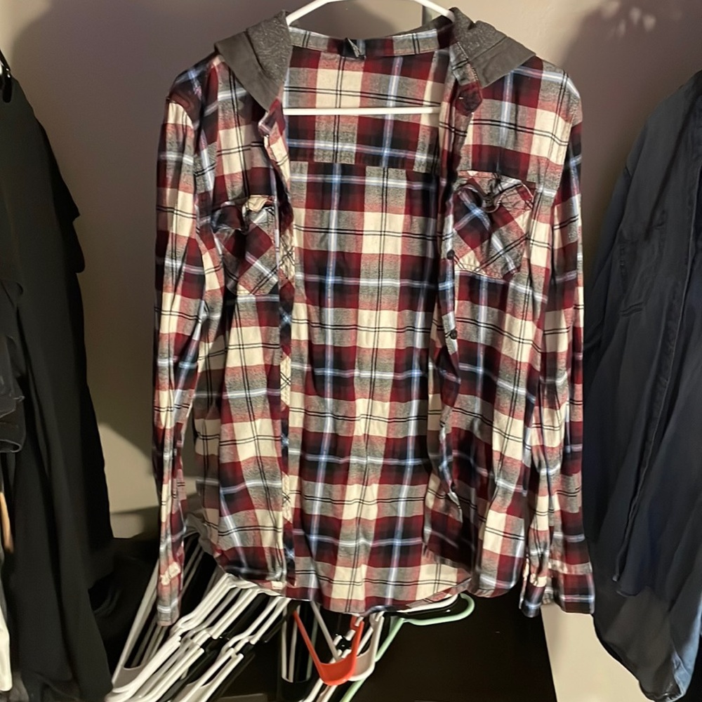 Empyre hooded flannel. Size large.
